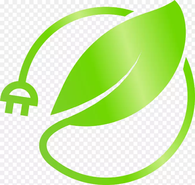 音频视频交织品牌标志-绿色能源