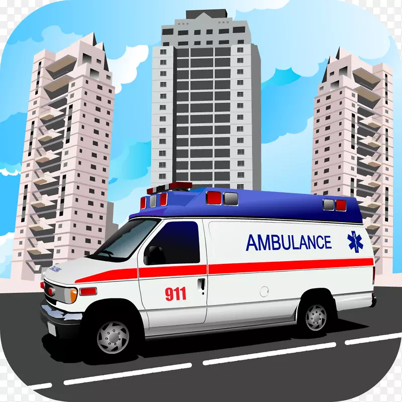 救护车汽车-救护车
