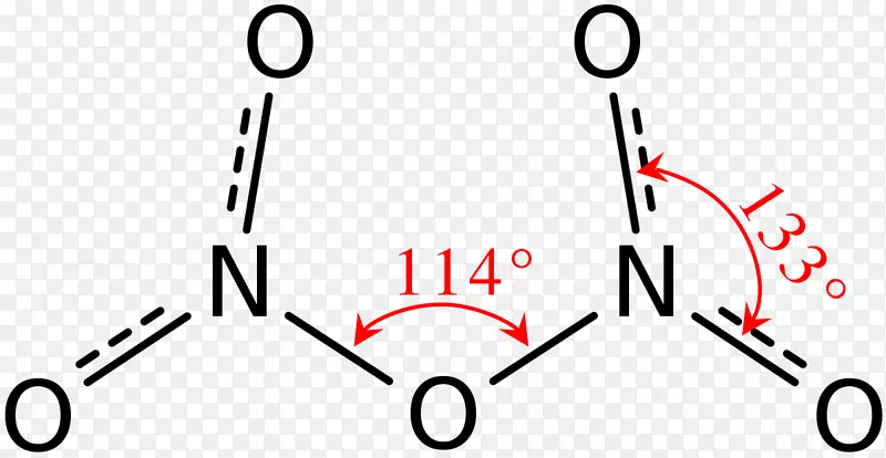 五氧化二氮、三氧化二氮、四氧化二氮、刘易斯结构、五氧化二磷-结构