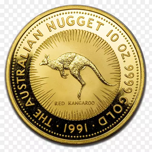 金币珀斯薄荷澳大利亚金块袋鼠硬币