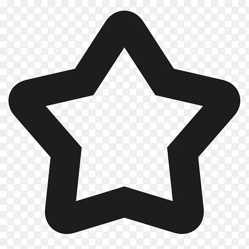 艺术文化中的星多边形电脑图标五点星