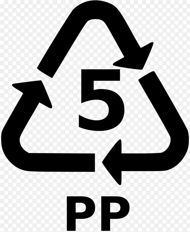 树脂识别代码聚丙烯塑料回收符号回收代码pp