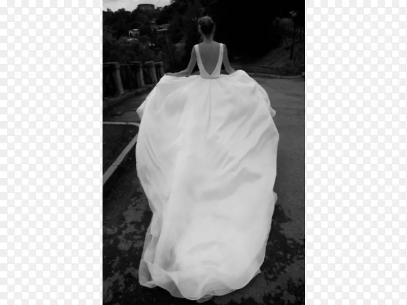 婚纱白色新娘领口连衣裙