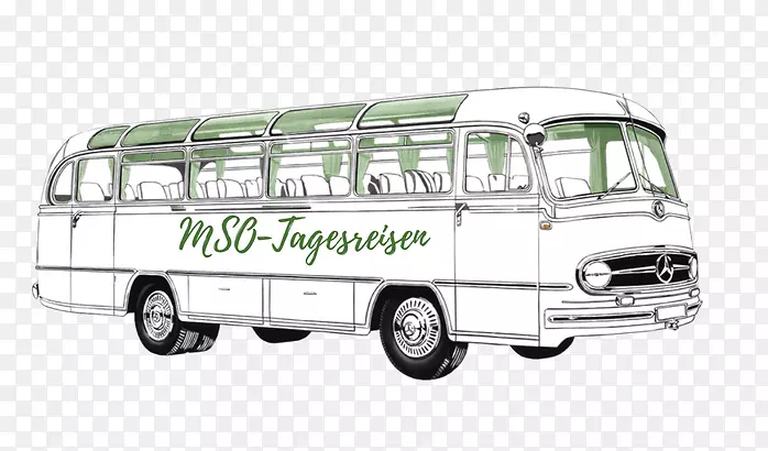 商用车梅赛德斯-奔驰巴士大众古董车-餐厅传单