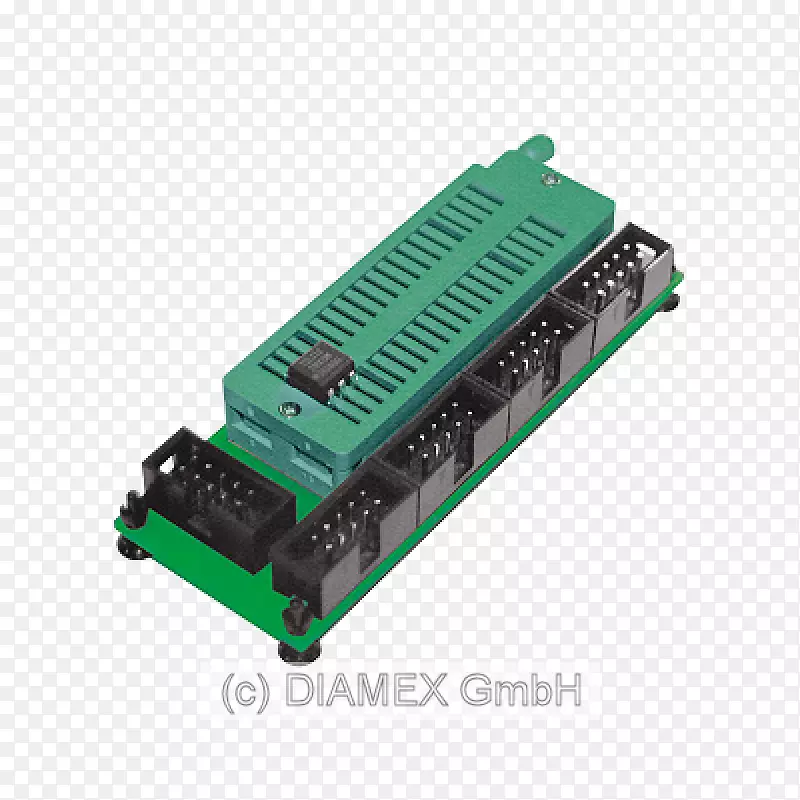 微控制器硬件编程器系统内编程atmel avr-dil