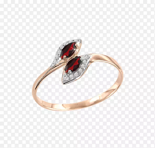 红宝石złoto立方氧化锆石榴石体珠宝-红宝石