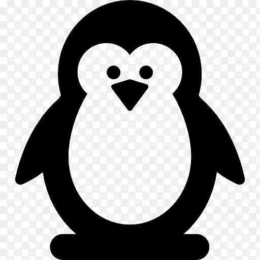 企鹅南极贴纸电脑图标-企鹅