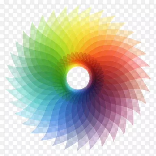 彩色车轮叶片颜色理论.颜色理论