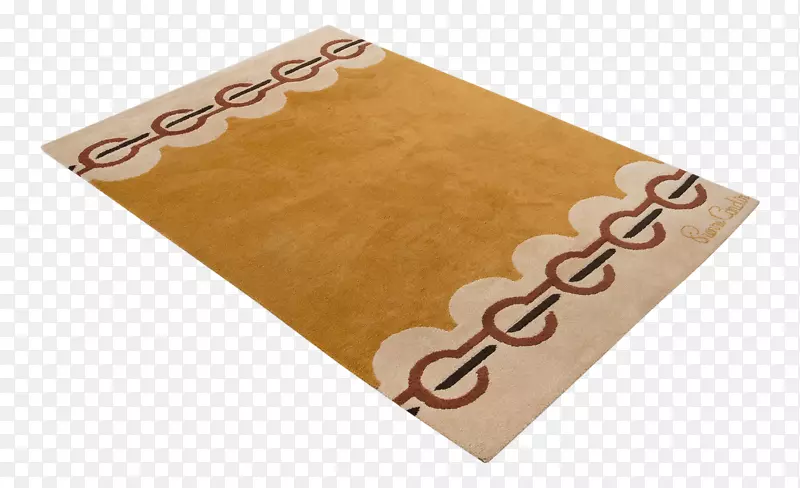 地毯黄色斯堪的纳维亚地毯设计师地毯