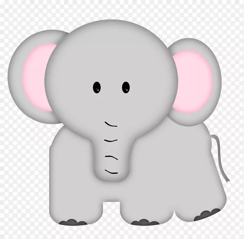 大象耳朵卡通鼻子-耳朵