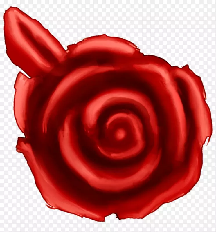 花园玫瑰切花情人节花瓣-玫瑰素描