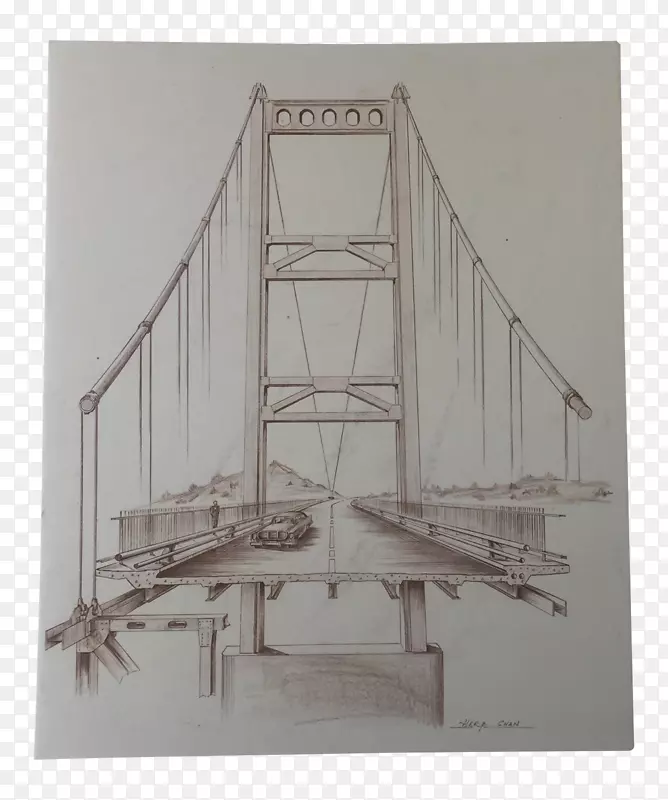 金门桥旧金山湾绘图建筑-金门桥