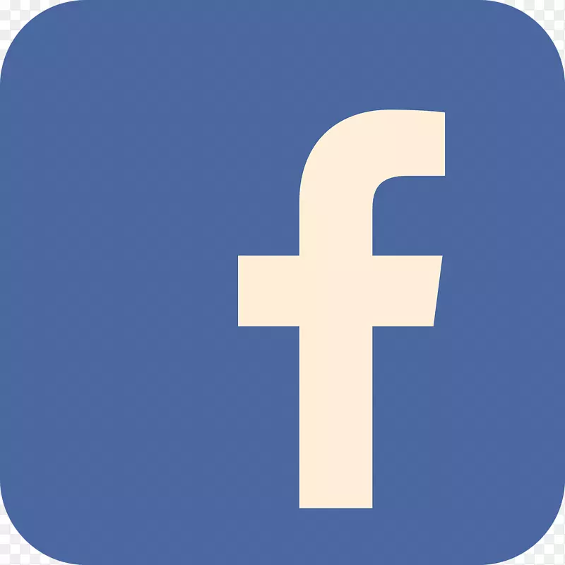 Facebook公司Geno的皮毛社交媒体图标-Facebook