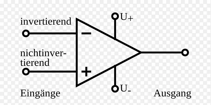 运算放大器电子电路差分放大器电子符号