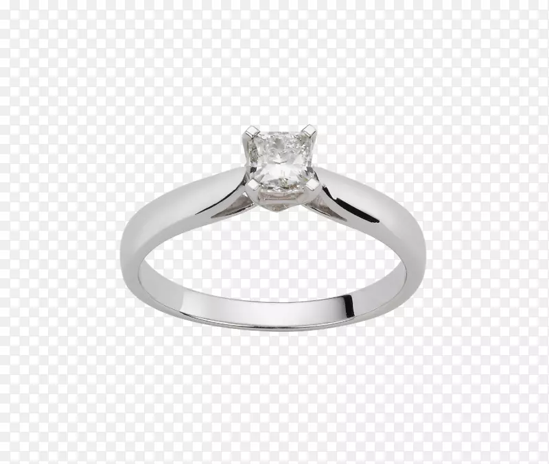 纸牌订婚戒指钻石珠宝戒指