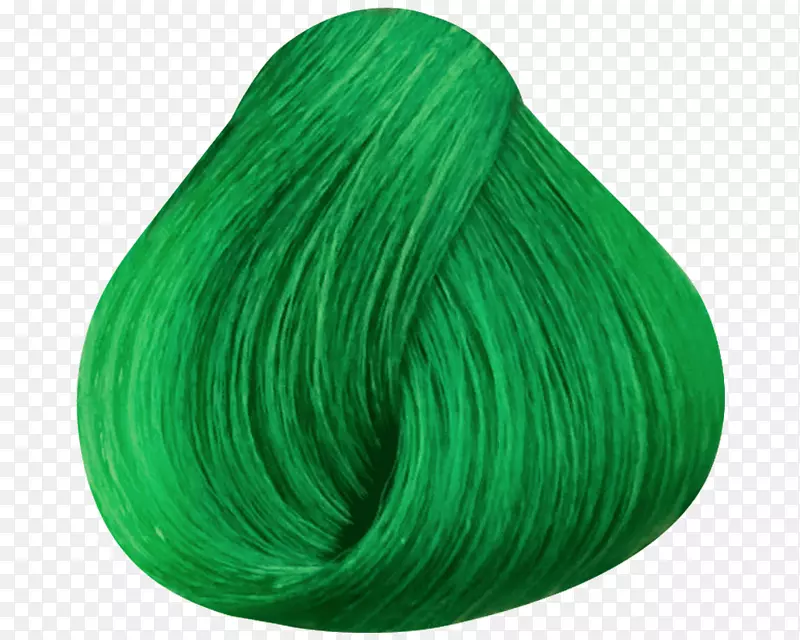 绿色染发-头发颜色