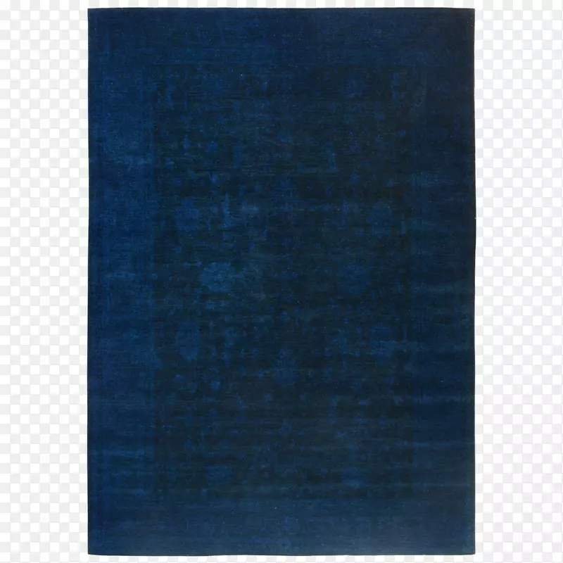 长方形蓝色地毯