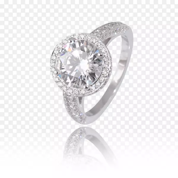 钻石结婚戒指身体珠宝钻石结婚戒指