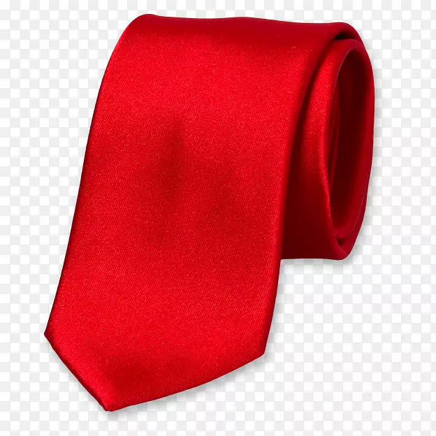 领带红色丝绸缎子衬衫-缎子