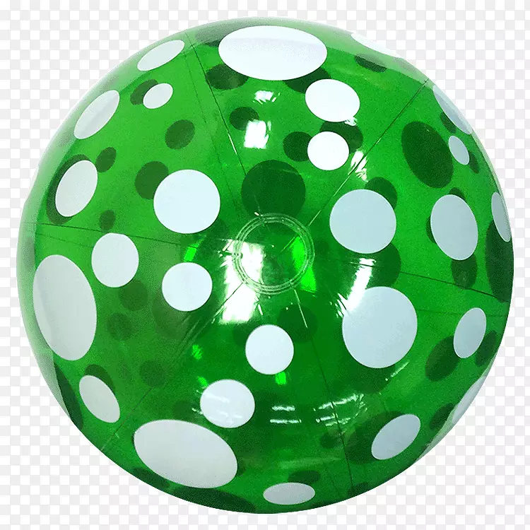 沙滩球圆点-绿色圆点