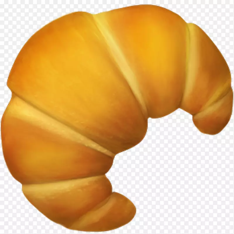 羊角面包表情符号WhatsApp emoticon-croissant