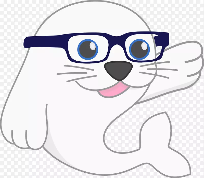 胡须小猫眼镜鼻镜小猫