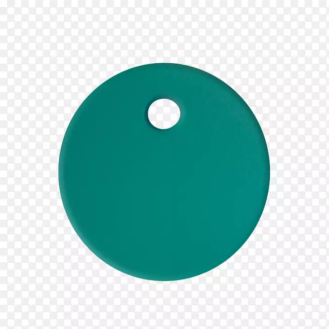绿松石绿色圆