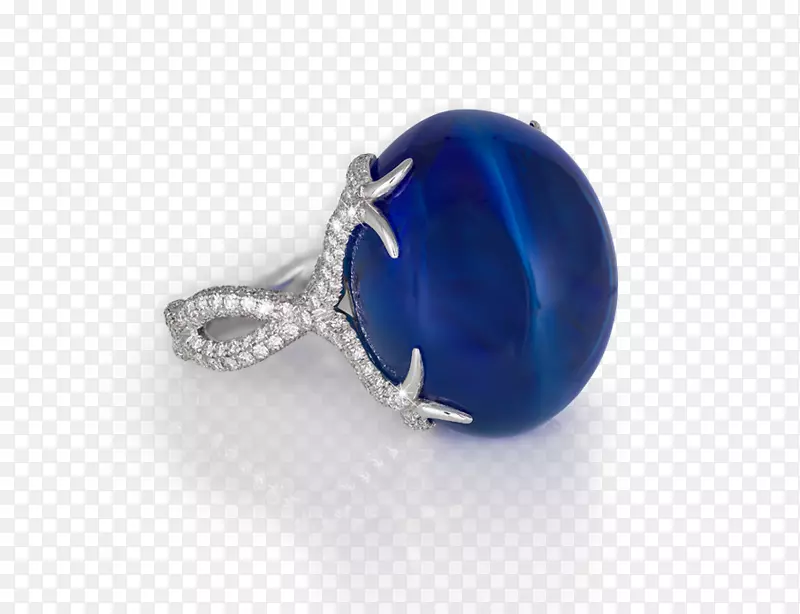 蓝宝石耳环，宝石，珠宝，宝石-蓝宝石