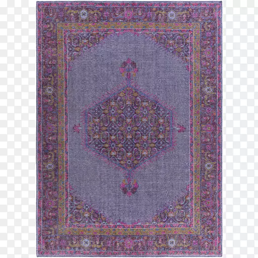 地毯针织品地板面积紫色地毯