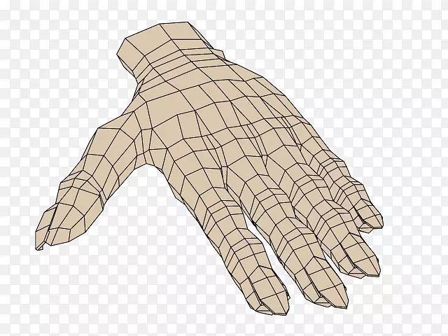 拇指手模型人体手套-人体手