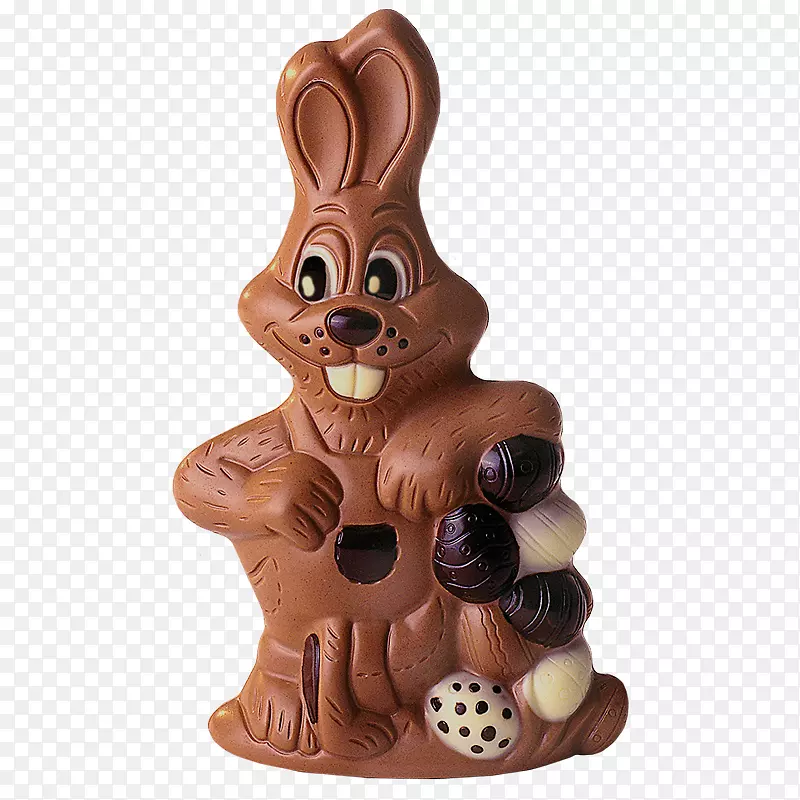 复活节兔子巧克力雕像动物巧克力