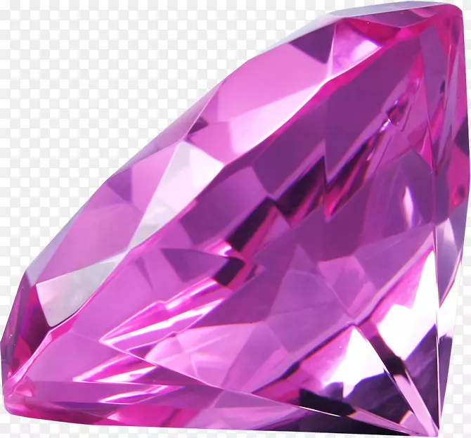 钻石宝石首饰紫色耳环-钻石