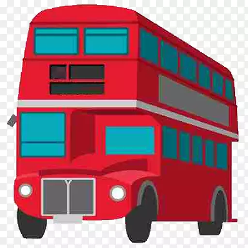 双层巴士谷歌伦敦绘图巴士