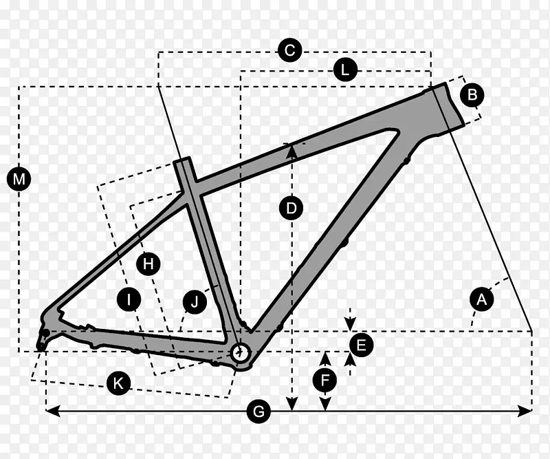 斯科特运动自行车几何斯科特比例尺技术-自行车