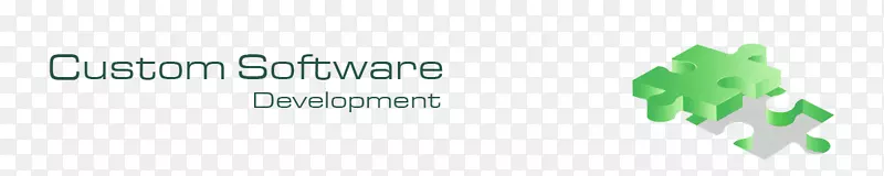 标志品牌绿色字体-定制软件开发