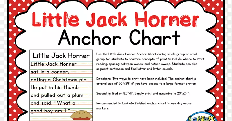缩略图学生参考卡字母表字体-杰克霍纳