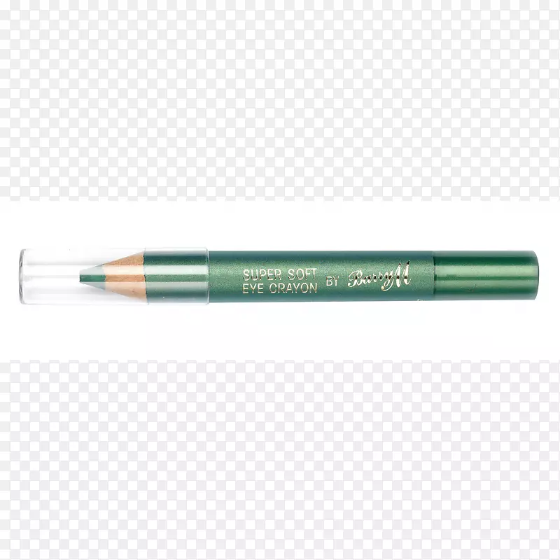 钢笔-绿色蜡笔
