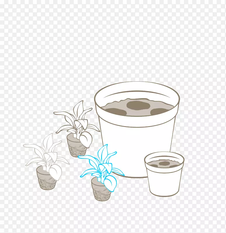 咖啡杯花盆杯