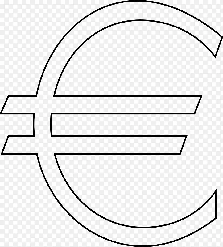 欧元符号货币剪贴画-欧元