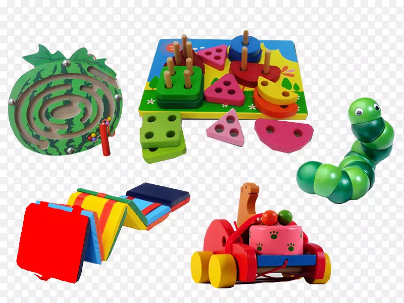 玩具块塑料教育玩具绿色玩具