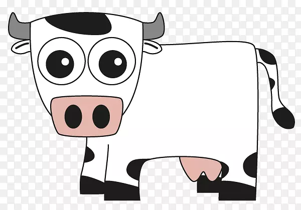 牛磺酸奶牛挤奶剪贴画