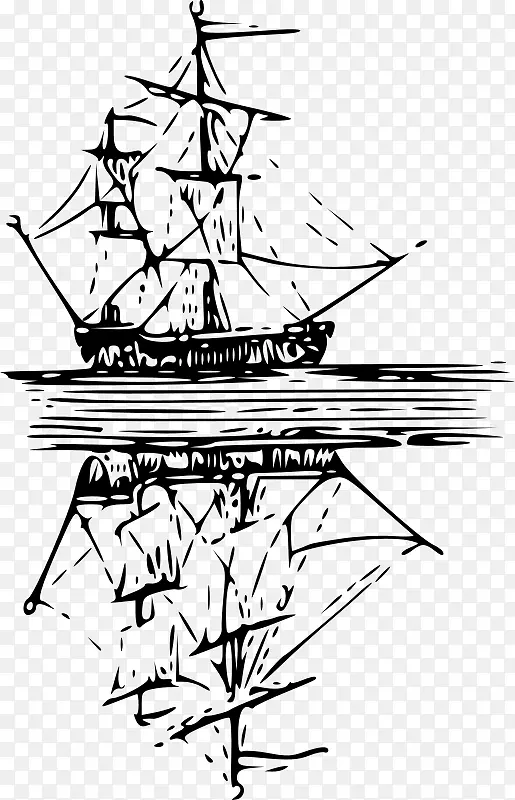帆船剪接艺术帆