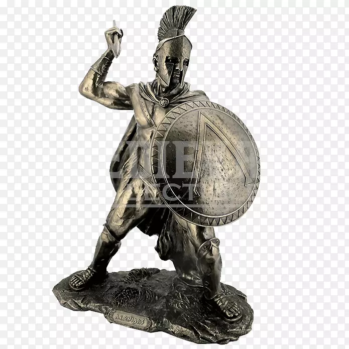 斯巴达铜像雕像-骑士