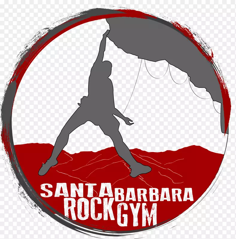 圣巴巴拉摇滚健身房攀岩健身中心标志攀岩