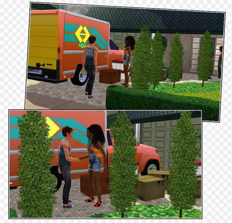 花园车辆草坪谷歌游戏-邻居