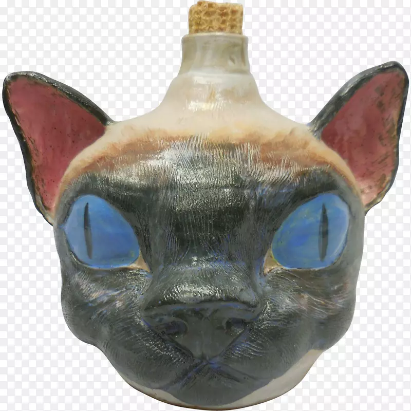 胡须猫陶瓷鼻子猫