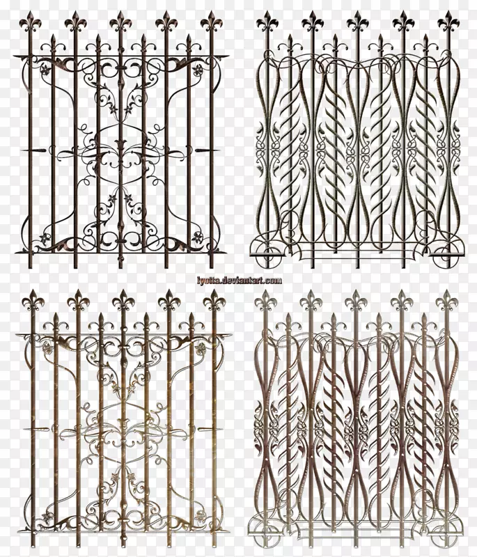 线艺术角家庭围栏-装饰围栏