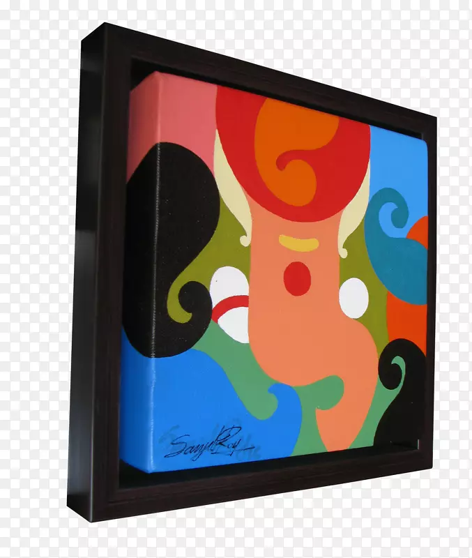 现代艺术视觉艺术展示装置画框.甘尼萨勋爵