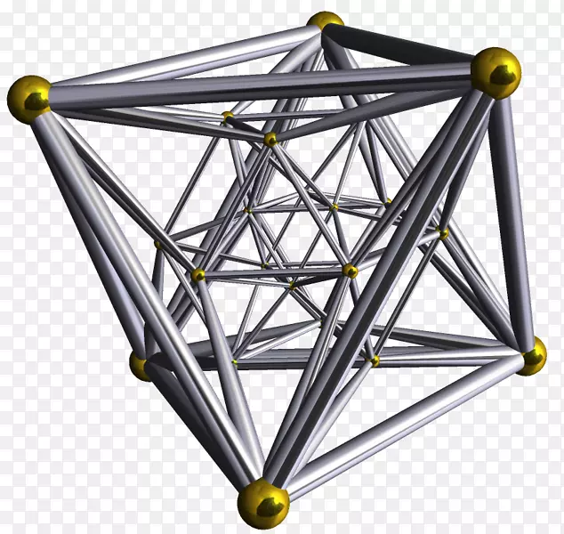柏拉图式立体四维空间24细胞4多面体-数学