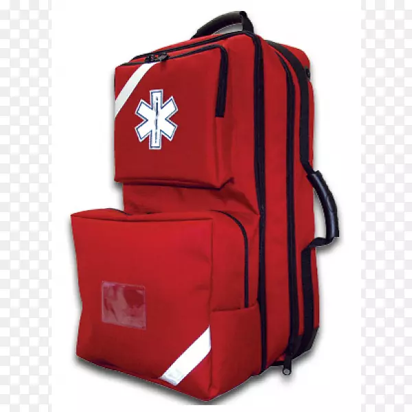 手提包，自动外除颤器，急救用品，紧急医疗服务.袋子